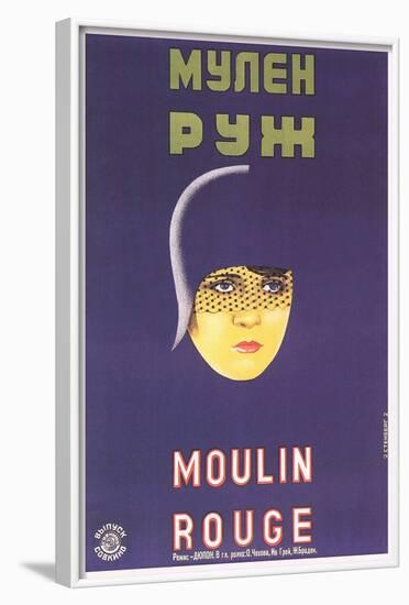 Russian Moulin Rouge Film Poster-null-Framed Art Print