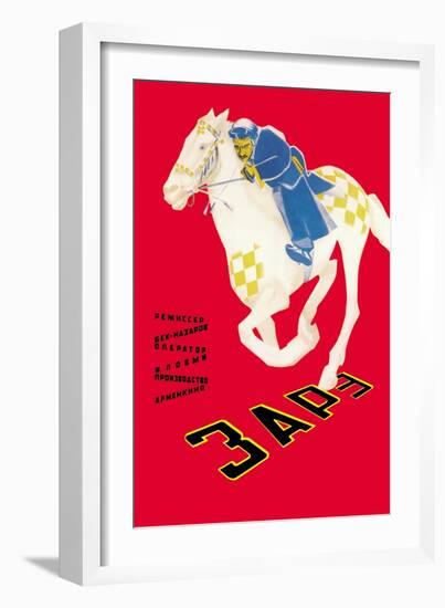 Russian Movie Poster-null-Framed Art Print