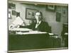 Russian Musician, Igor Stravinsky (1882-1971) at His Desk-null-Mounted Photographic Print