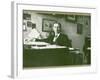 Russian Musician, Igor Stravinsky (1882-1971) at His Desk-null-Framed Photographic Print