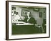 Russian Musician, Igor Stravinsky (1882-1971) at His Desk-null-Framed Photographic Print