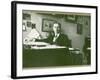 Russian Musician, Igor Stravinsky (1882-1971) at His Desk-null-Framed Photographic Print