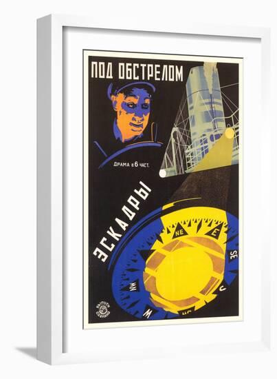 Russian Navy Film Poster-null-Framed Art Print