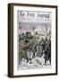 Russian Nurse Taken Prisoner by the Manchus Being Handed over to the Japanese, Manchuria, 1904-null-Framed Giclee Print