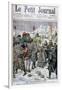Russian Nurse Taken Prisoner by the Manchus Being Handed over to the Japanese, Manchuria, 1904-null-Framed Giclee Print