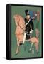 Russian Officer on White Horse-null-Framed Stretched Canvas