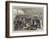 Russian Officers Leaving St Petersburg for Servia-null-Framed Giclee Print