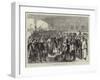 Russian Officers Leaving St Petersburg for Servia-null-Framed Giclee Print