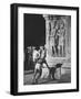 Russian Olympic Runner Rests on Constantines Arch, after Placing 4th in Marathon-null-Framed Photographic Print