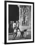 Russian Olympic Runner Rests on Constantines Arch, after Placing 4th in Marathon-null-Framed Photographic Print