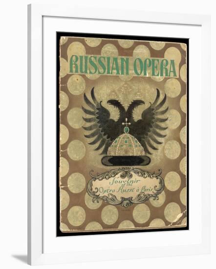 Russian Opera, Headed by the Singer Chaliapin, Visits Paris-null-Framed Art Print