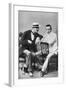 Russian Opera Singer Feodor Chaliapin with Composer and Pianist Sergei Rachmaninov, C1890-null-Framed Giclee Print