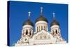 Russian Orthodox Alexander Nevsky Cathedral in Toompea, Old Town, Tallinn, Estonia, Baltic States-Nico Tondini-Stretched Canvas