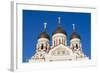 Russian Orthodox Alexander Nevsky Cathedral in Toompea, Old Town, Tallinn, Estonia, Baltic States-Nico Tondini-Framed Photographic Print