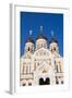 Russian Orthodox Alexander Nevsky Cathedral in Toompea, Old Town, Tallinn-Nico Tondini-Framed Photographic Print