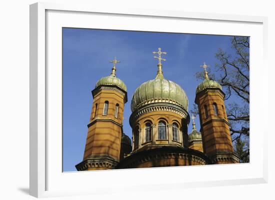 Russian Orthodox Chapel, Built 1860 to 1862 for Grand Duchess Maria Palovna, in Weimar-Stuart Forster-Framed Photographic Print