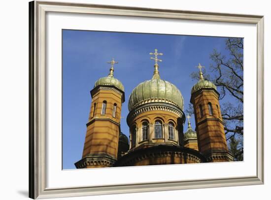 Russian Orthodox Chapel, Built 1860 to 1862 for Grand Duchess Maria Palovna, in Weimar-Stuart Forster-Framed Photographic Print