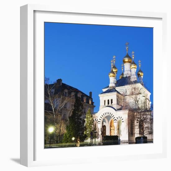 Russian Orthodox Church, Geneva, Switzerland, Europe-Christian Kober-Framed Photographic Print