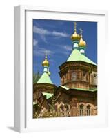 Russian Orthodox Church in Karakol, Kyrgyzstan, Central Asia-Michael Runkel-Framed Photographic Print