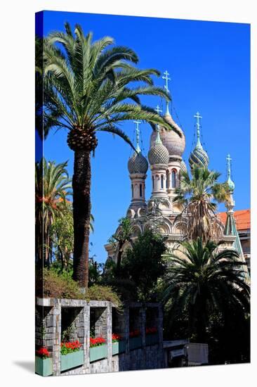 Russian Orthodox Church in San Remo, Province of Imperia, Liguria, Italy-null-Stretched Canvas
