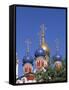 Russian Orthodox Church, Moscow, Russia-Jon Arnold-Framed Stretched Canvas