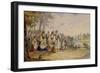 Russian Peasant Girls with Festival Dress, 1845-Karl Ivanovich Kolmann-Framed Giclee Print