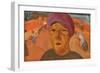 Russian Peasant Woman (From the Series Les Visages De Russi), 1923-Boris Dmitryevich Grigoriev-Framed Giclee Print