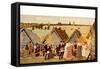 Russian Peasants' dance 1907-Boris Mikhailovich Kustodiev-Framed Stretched Canvas