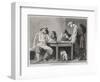 Russian Peasants Playing at Dice-null-Framed Premium Giclee Print