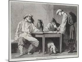 Russian Peasants Playing at Dice-null-Mounted Giclee Print