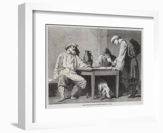 Russian Peasants Playing at Dice-null-Framed Giclee Print