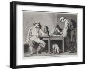 Russian Peasants Playing at Dice-null-Framed Giclee Print