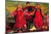 Russian Peasants Singing-Filipp Andreevic Maljavin-Mounted Giclee Print