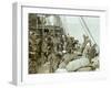 Russian pilgrims to Jerusalem aboard vessel in Beirut harbour, 1903-Carlton Harlow Graves-Framed Photographic Print