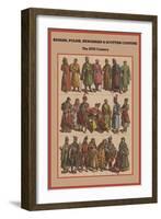 Russian, Polish, Hungarian and Scottish Costume the XVI Century-Friedrich Hottenroth-Framed Art Print