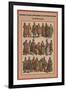 Russian, Polish, Hungarian and Scottish Costume the XVI Century-Friedrich Hottenroth-Framed Art Print