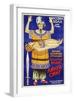 Russian Poster for Mysterious Hindu Linga Sing-null-Framed Giclee Print