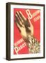 Russian Poster with Hands-null-Framed Art Print