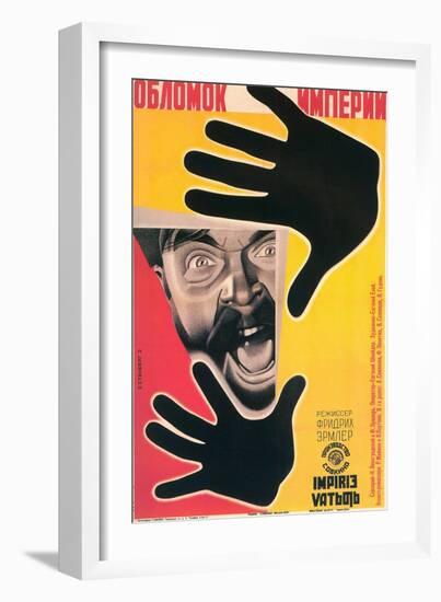 Russian Propaganda Film Poster-null-Framed Art Print