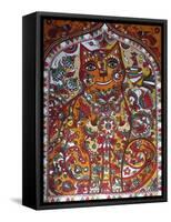 Russian Red Cat-Oxana Zaika-Framed Stretched Canvas