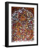 Russian Red Cat-Oxana Zaika-Framed Giclee Print