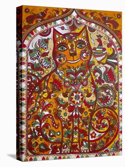 Russian Red Cat-Oxana Zaika-Stretched Canvas