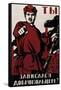 Russian Revolutionary Posters of 1918-null-Framed Stretched Canvas