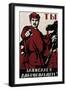 Russian Revolutionary Posters of 1918-null-Framed Photographic Print