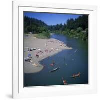 Russian River at Monte Rio, Sonoma County, California, USA-Christopher Rennie-Framed Photographic Print