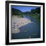 Russian River at Monte Rio, Sonoma County, California, USA-Christopher Rennie-Framed Photographic Print