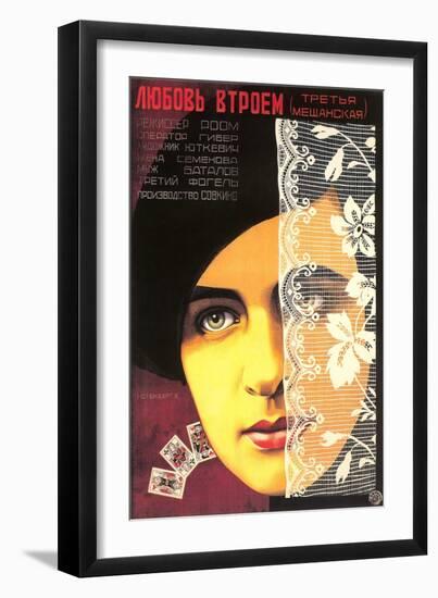 Russian Romance Film Poster-null-Framed Art Print