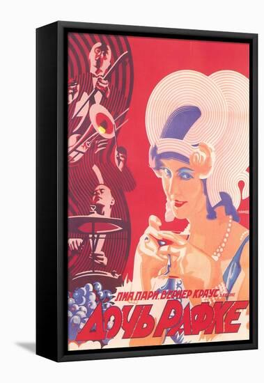 Russian Romance Film Poster-null-Framed Stretched Canvas