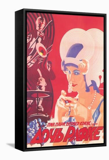 Russian Romance Film Poster-null-Framed Stretched Canvas