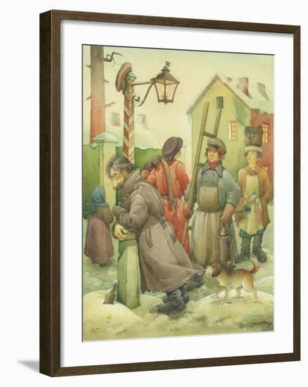 Russian Scene 01, 1994-Kestutis Kasparavicius-Framed Giclee Print